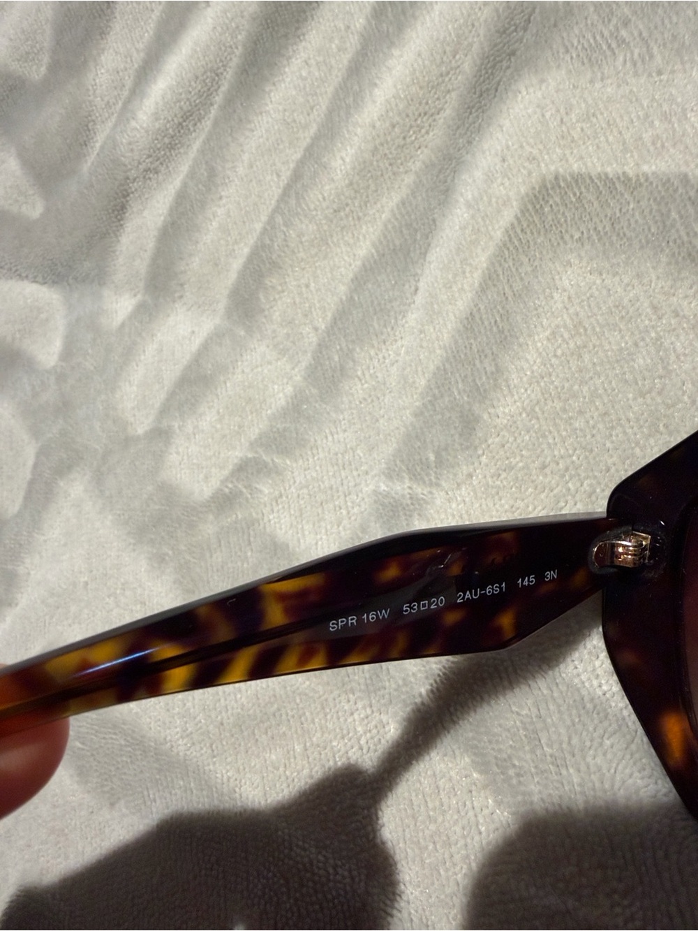 Prada authentic Tortoiseshell Oversized Women's Sunglasses - Brown - Picture 3 of 4